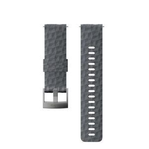 Suunto 24mm Explore 1 Silicone Strap - cinturino orologio Graphite/Grey M (130-230 mm)