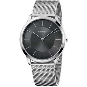 Calvin Klein - Orologio Uomo  Minimal quadrante grigio scuro K3M2T124-SA20 - FA-K3M2T124-SA20 Grigio