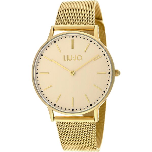 liu jo tlj970 orologio donna quadrante analogico con movimento al quarzo cassa acciaio e cinturino metallo colore oro - tlj970 trendy