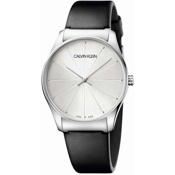 calvin klein - orologio donna  classic too quadrante bianco k4d221c6-sa20 - fa-k4d221c6-sa20 bianco