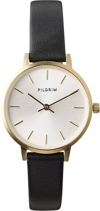 Pilgrim Orologio analogico 'Nerine' Nero, Oro