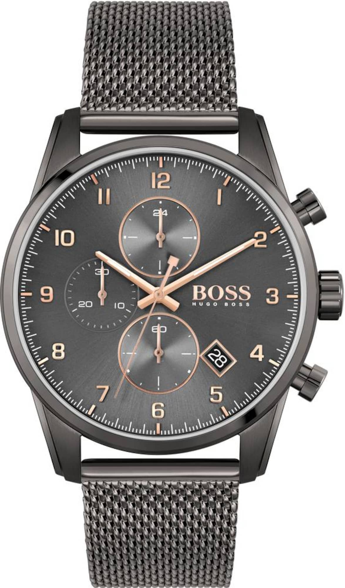 BOSS Casual Orologio analogico 'SKYMASTER' Grigio