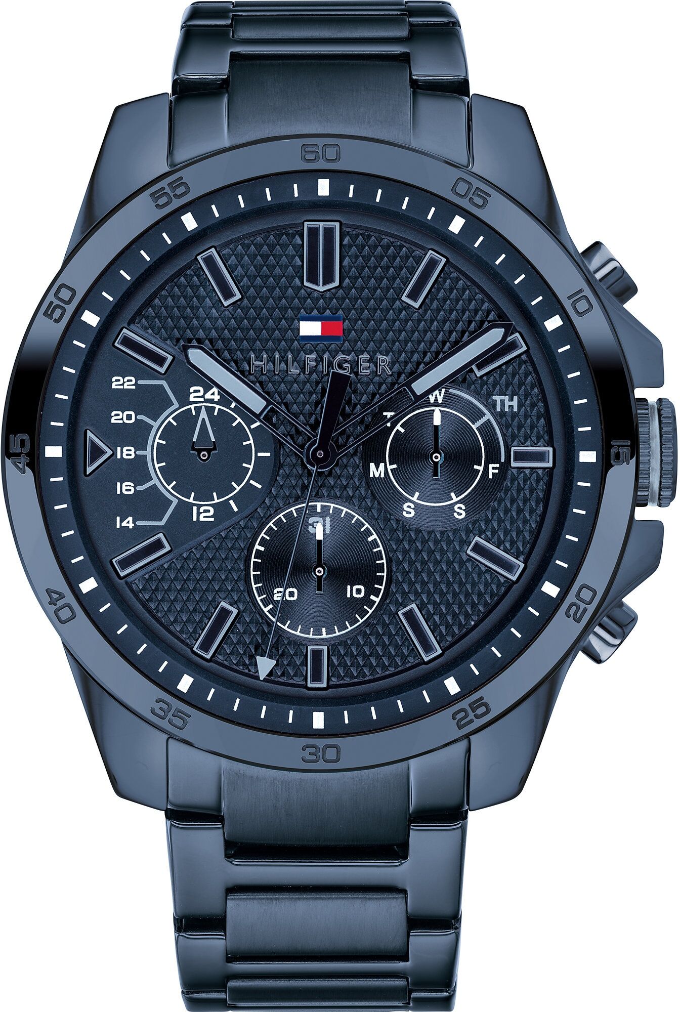 TOMMY HILFIGER Orologio analogico 'Decker 1791560' Blu