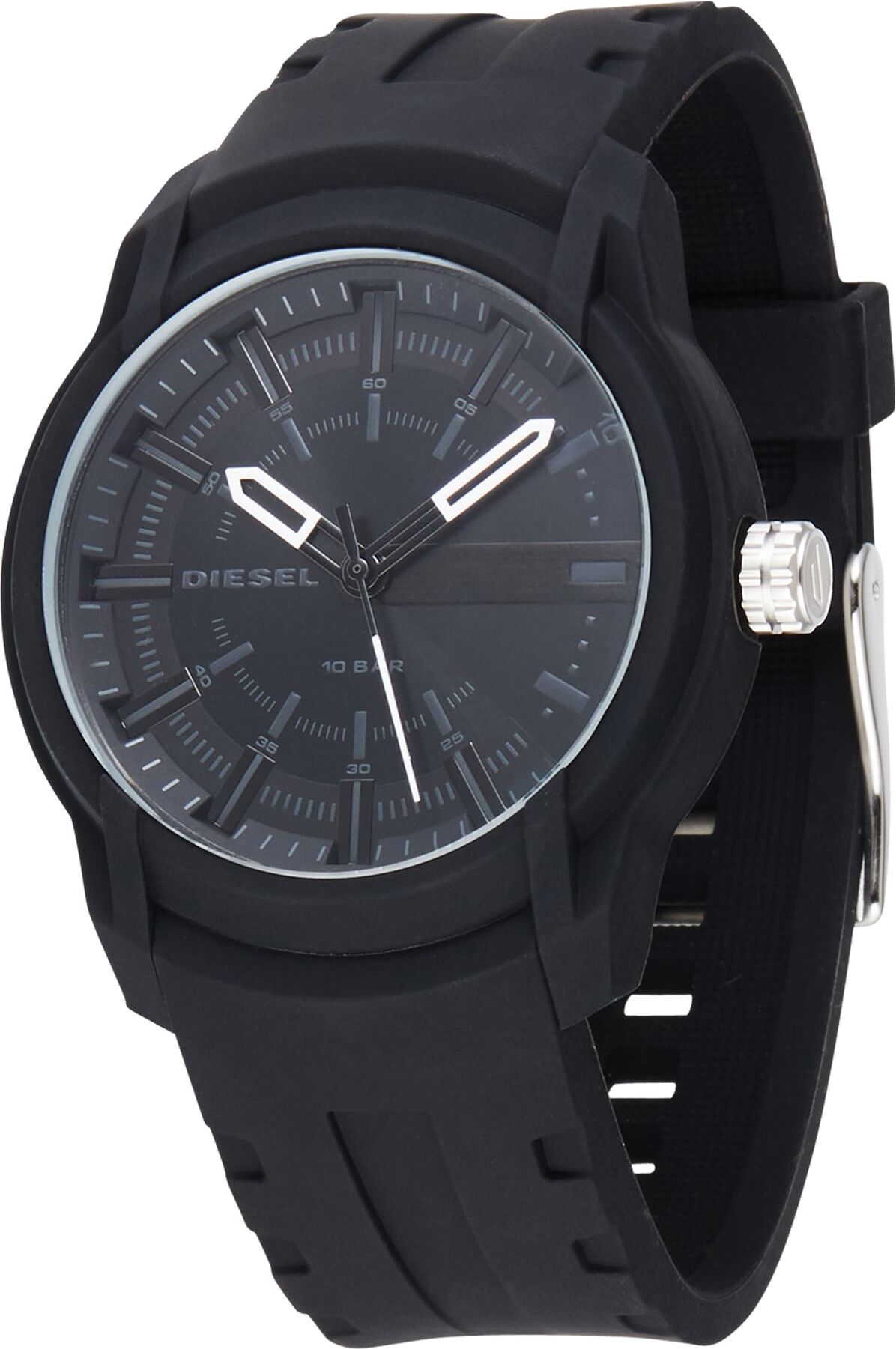 DIESEL Orologio analogico 'ARMBAR SILICONE, DZ1830' Nero