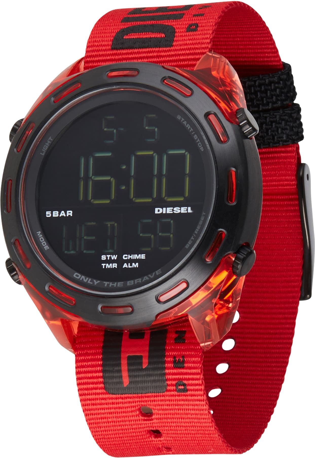 DIESEL Orologio digitale Rosso