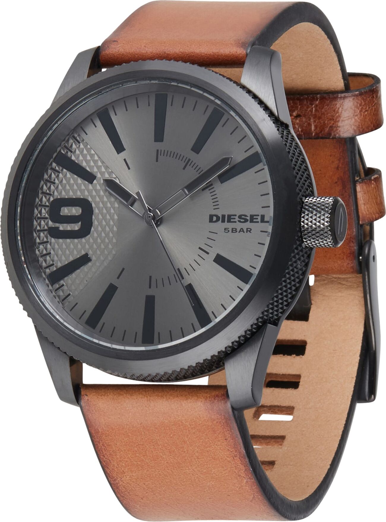 DIESEL Orologio analogico Marrone