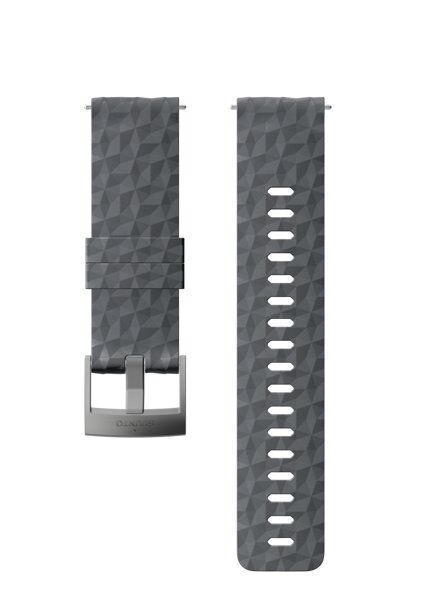 Suunto 24mm Explore 1 Silicone Strap - cinturino orologio Graphite/Grey M (130-230 mm)