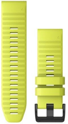 Garmin Cinturino in silicone per Quatix 26 mm. Giallo limone