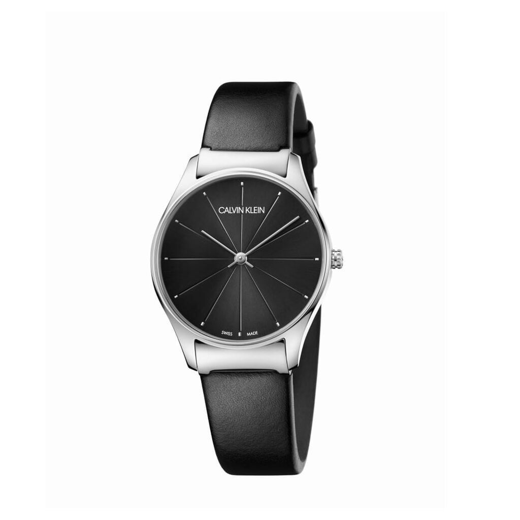 Calvin Klein - Orologio Donna  Classic Too quadrante nero K4D221CY-SA20 - FA-K4D221CY-SA20