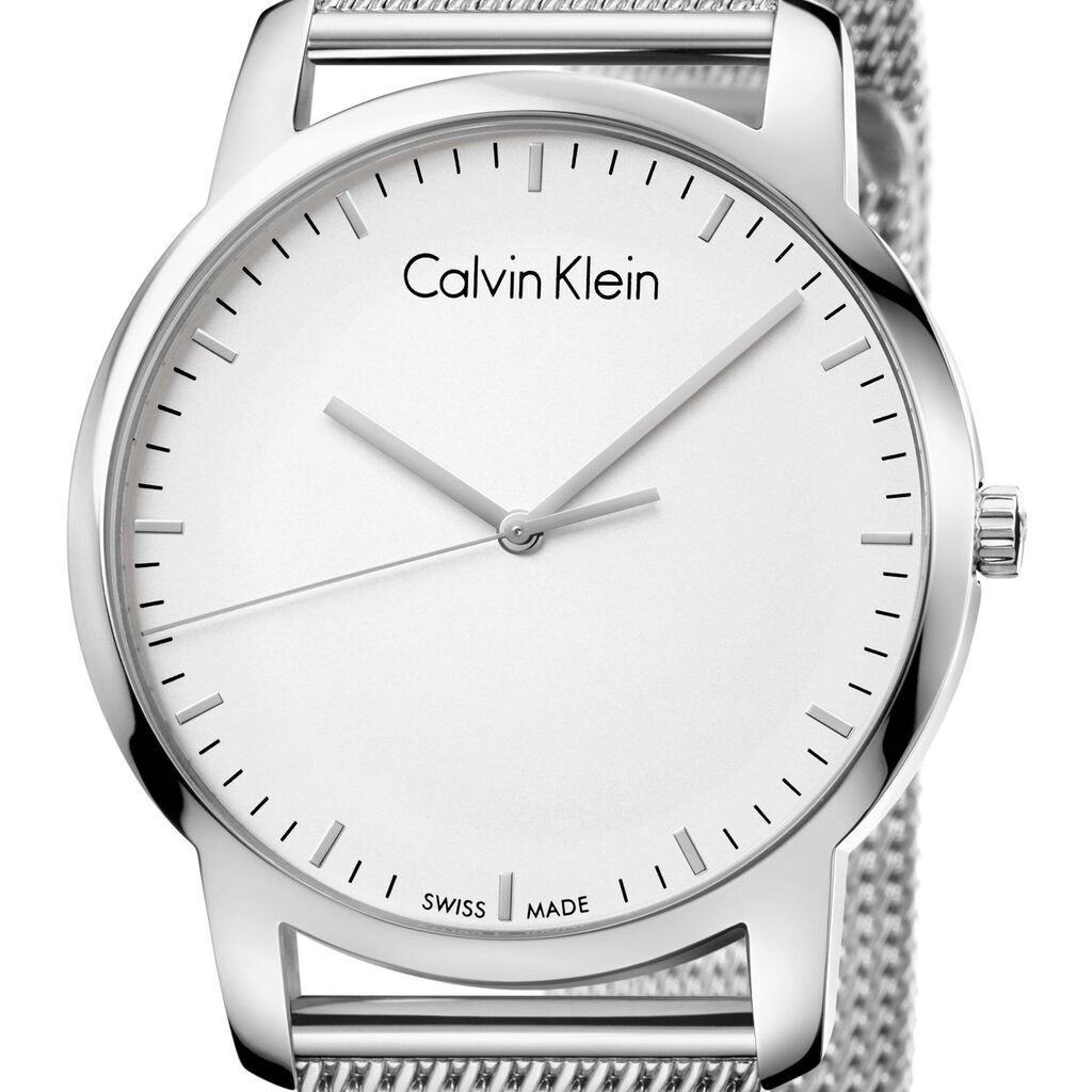 Calvin Klein - Orologio Uomo  City quadrante argento K2G2G126-RE21 - FA-K2G2G126-RE21 Argentato