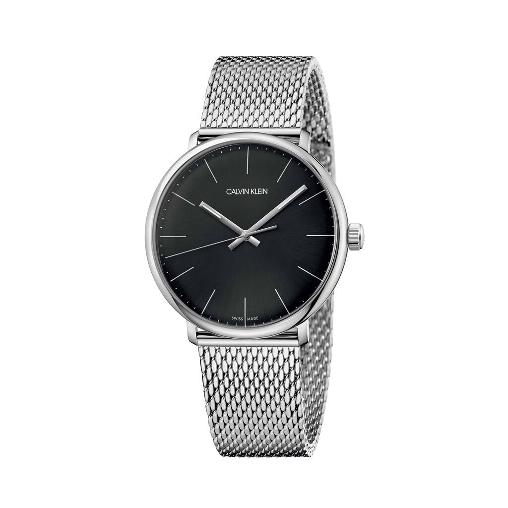 Calvin Klein - Orologio Uomo  High Noon quadrante nero K8M21121-RE21 - FA-K8M21121-RE21