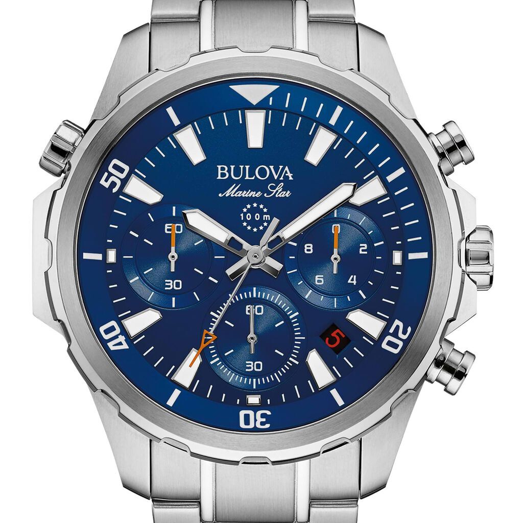 Bulova - Orologio Al Quarzo  Marine Star 96b256 - 96B256