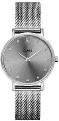 CLUSE Minuit Horloge CW10203 - Zilver