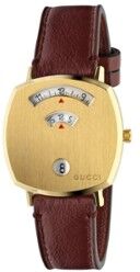 Gucci Grip horloge YA157405 - Bruin