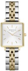 Rosefield The Mini Boxy horloge QMWSSG-Q023 - Goud