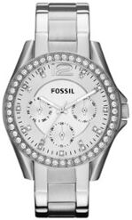 Fossil Riley horloge ES3202 - Zilver