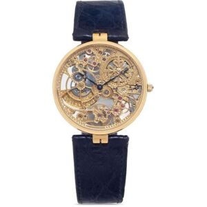 Patek Philippe 1988 pre-owned Skeleton horloge - Goud