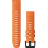 Garmin Siliconen Band 22mm Oranje/zwart