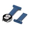 FTRONGRT Zachte siliconen 20 mm horlogeband voor Samsung Galaxy Watch4 40 mm/44 mm, Pin Strap Gesp Strap, voor verpleegkundigen verloskundigen Artsen Paramedics.Marineblauw