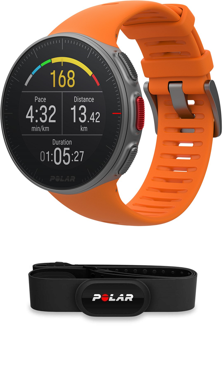 Polar Vantage V Multisporthorloge HR - met H10 Hartslagsensor - Oranje