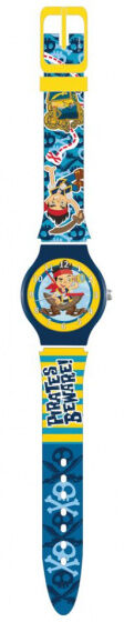 Disney horloge Captain Jake jongens 25 cm rubber blauw/geel - Blauw,Geel