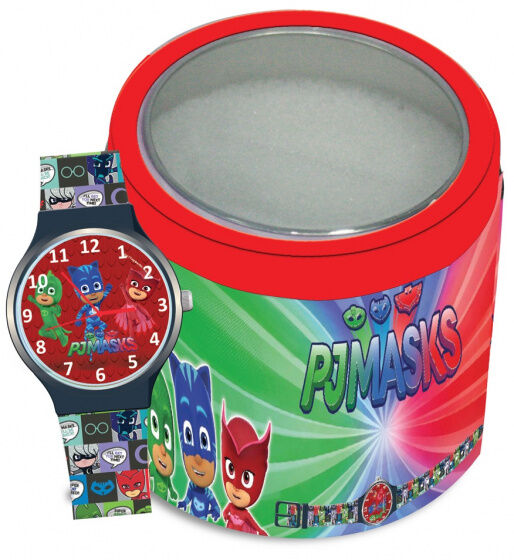 Diakakis Diakakis horloge in doosje PJ Masks junior 30 cm rood - Rood,Zwart,Multicolor