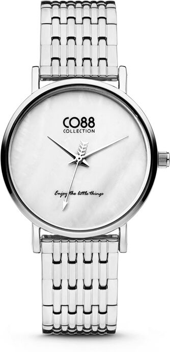 CO88 Collection 8CW 10066 Horloge - Stalen band - zilverkleurig - Ø 32 mm