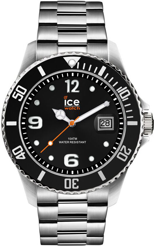 Ice Watch Ice-Watch horloge Ice Steel Black-Silver 40 mm IW016031