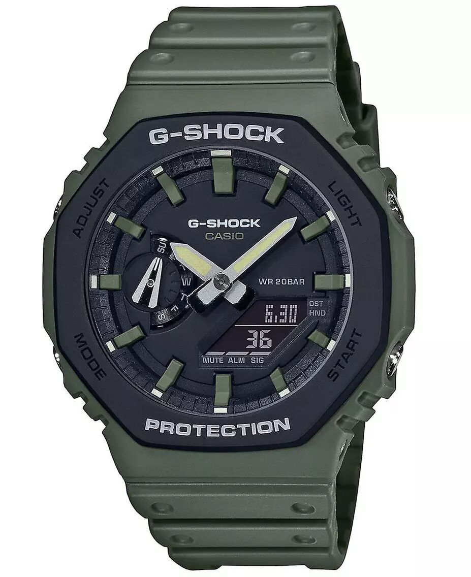 CASIO G-Shock GA-2110SU - Klokke - Olivengrønn