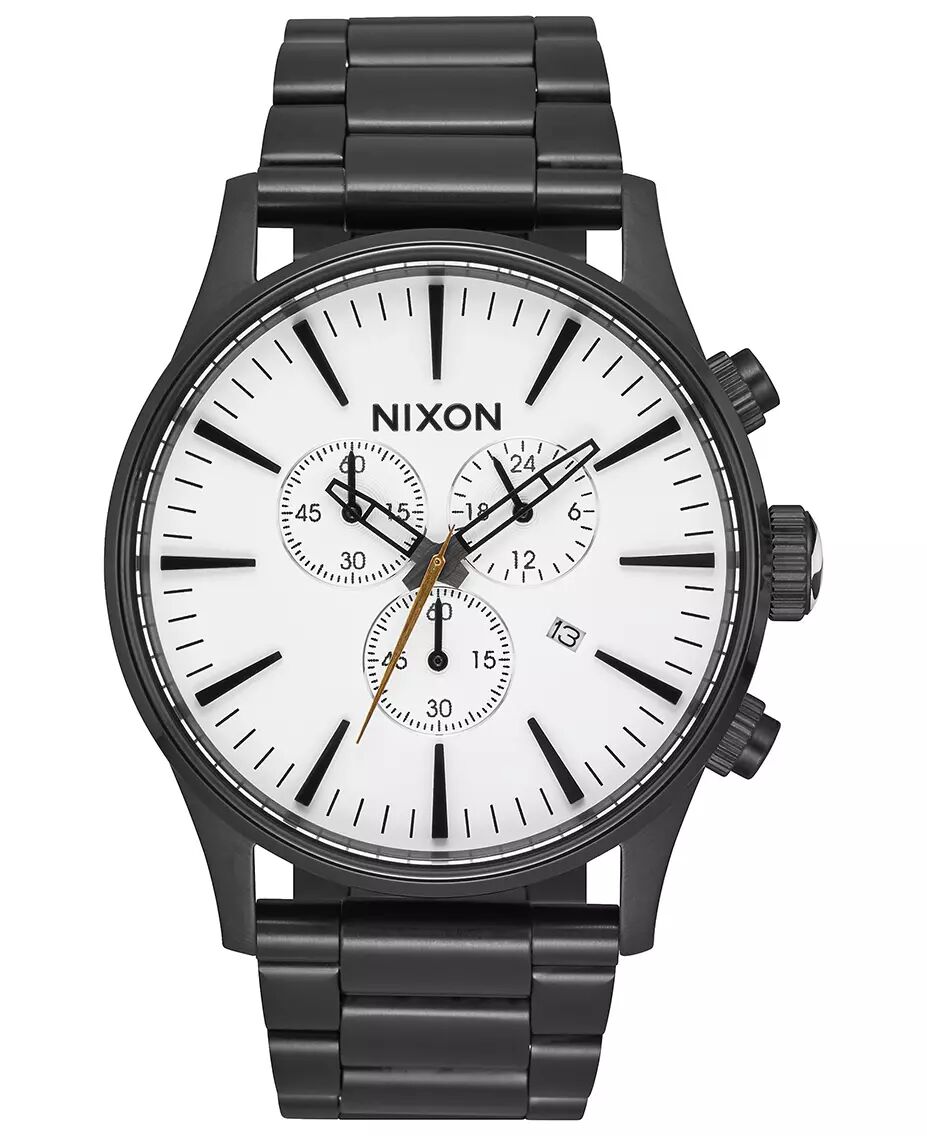 NIXON Sentry Chrono - Klokke - All Black/White