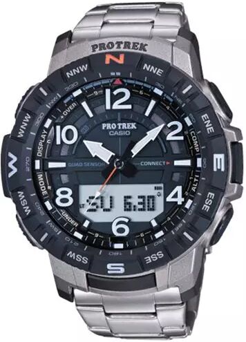 CASIO Pro Trek Titanium PRT-B50T-7ER - Klokke - Titanium