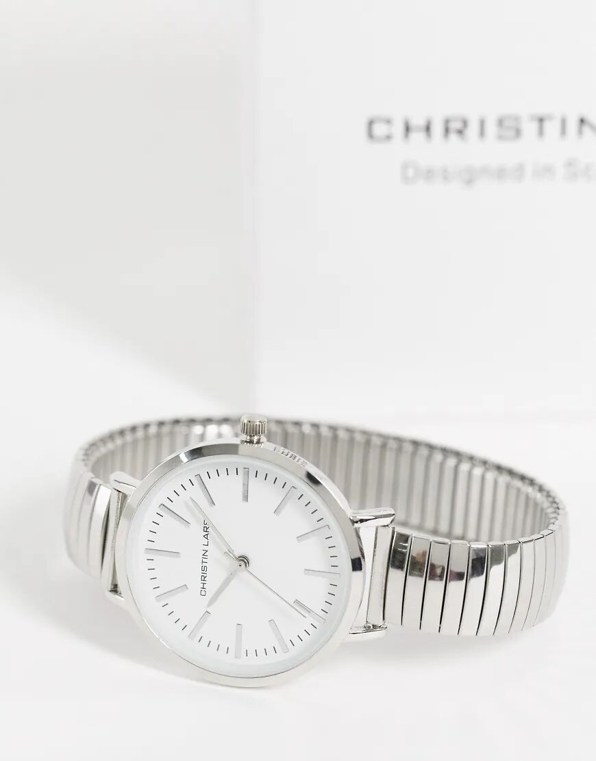 Christin lars silver bracelet watch  Silver