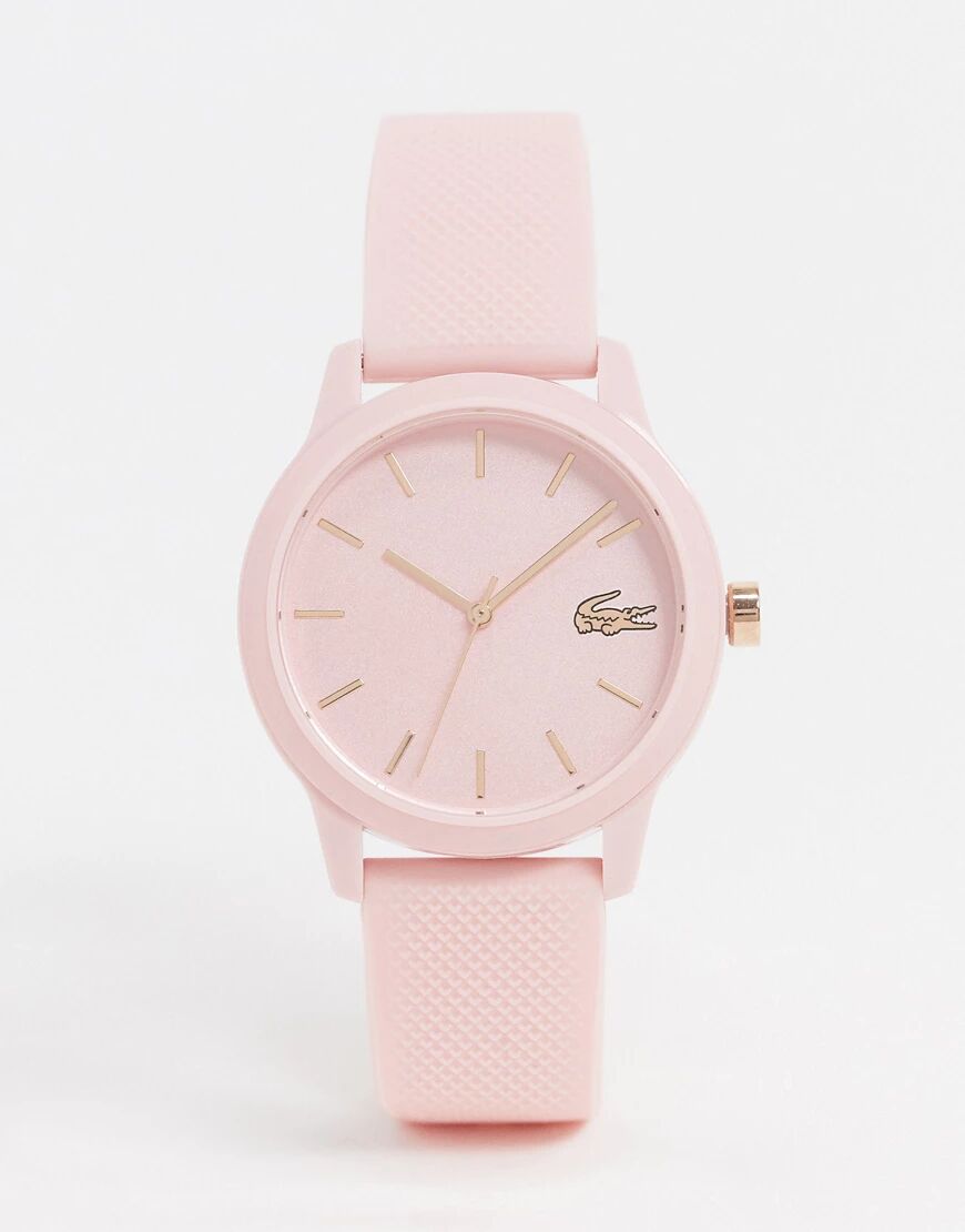 Lacoste 12.12 Silicone watch in pink  Pink