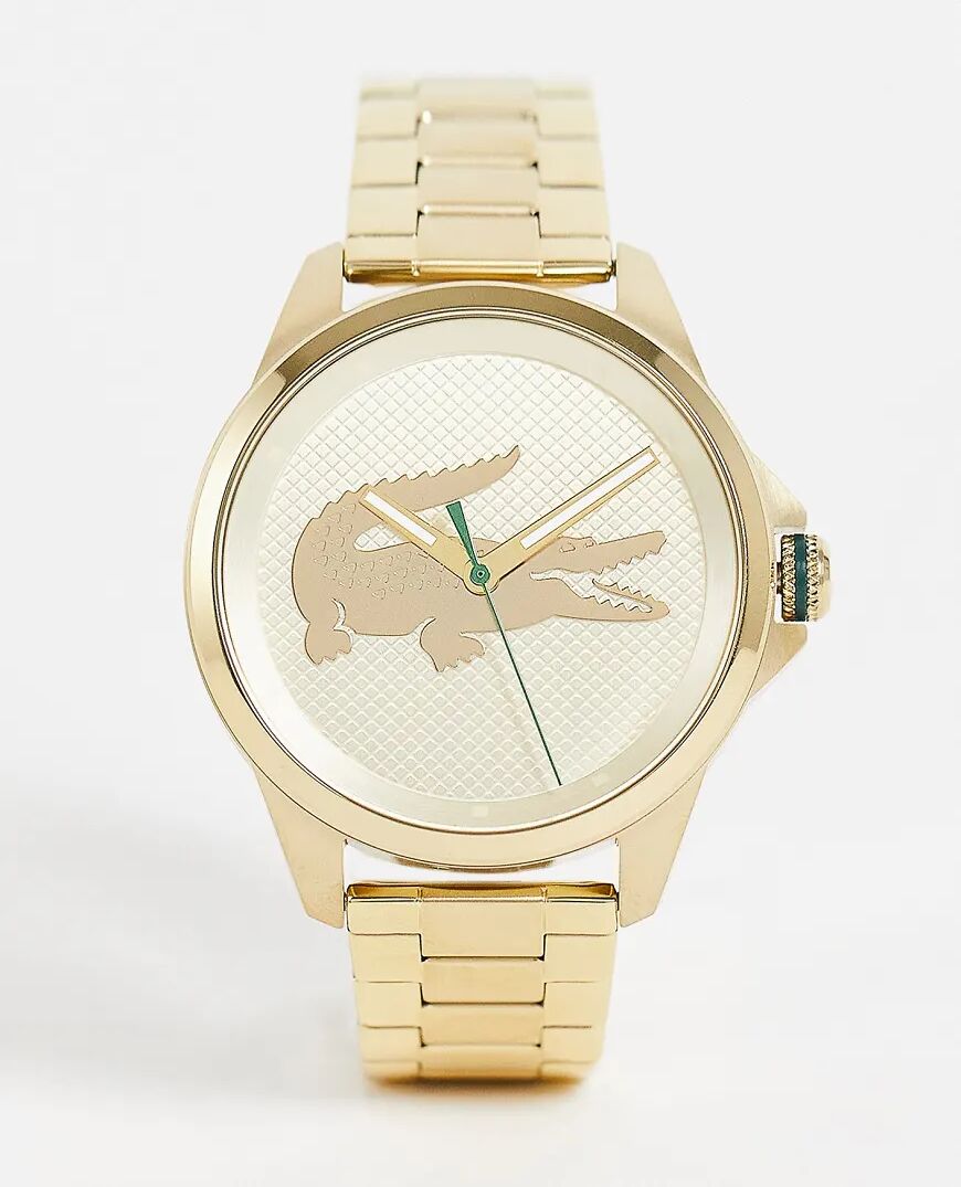 Lacoste unisex logo bracelet watch in gold 2011133  Gold