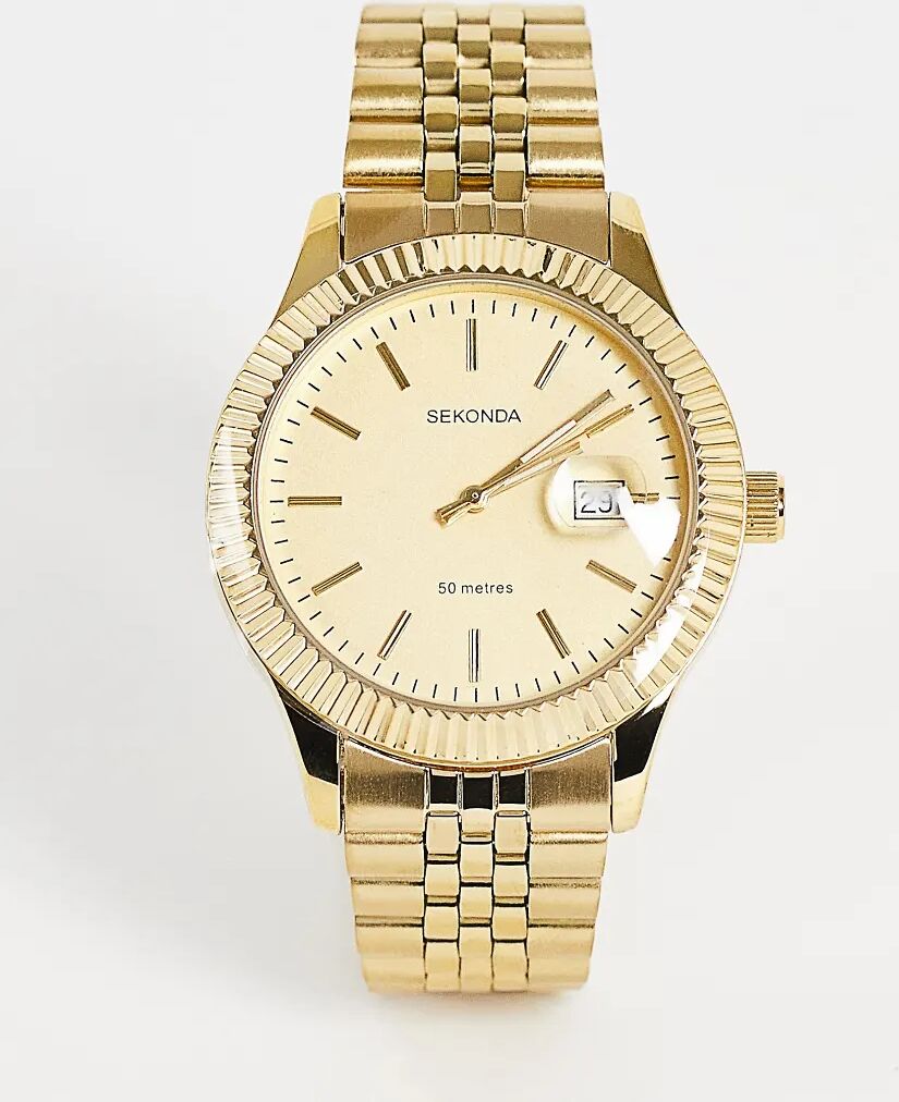 Sekonda unisex bracelet watch in gold  Gold