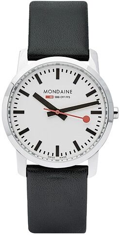 Mondaine Simply Sapphire II Black 36mm