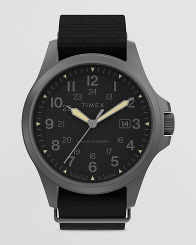 Timex Field Post Solar Watch 41mm Black Dial