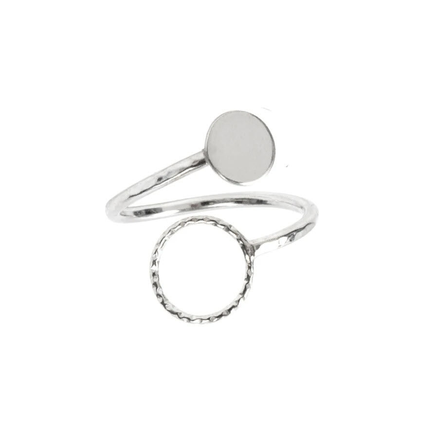 Lucy Ashton Circle And Disc Ring