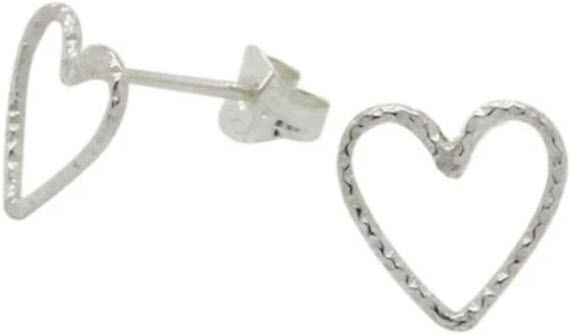 Lucy Ashton Open Heart Stud Earrings