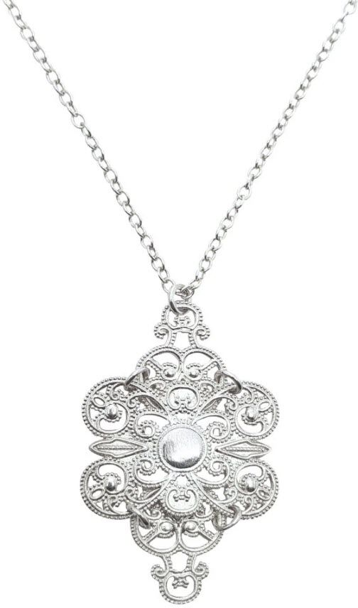 Lucy Ashton Filigree Necklace Silver