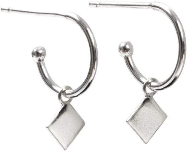 Lucy Ashton Mini Diamond Hoop Earrings