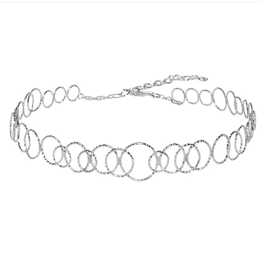 Lucy Ashton Lucy-Ashton Multi Circle Choker Necklace