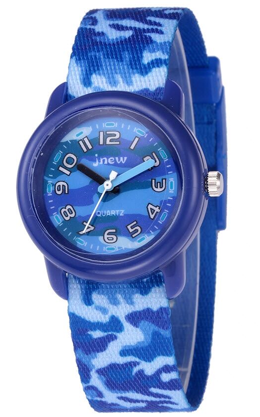 Jnew Fibex Jnew Kids Blue Camouflage 86307-armyblue