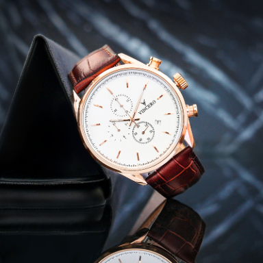 Vincero Chrono S Rose Gold/White Whi-Gol-S07