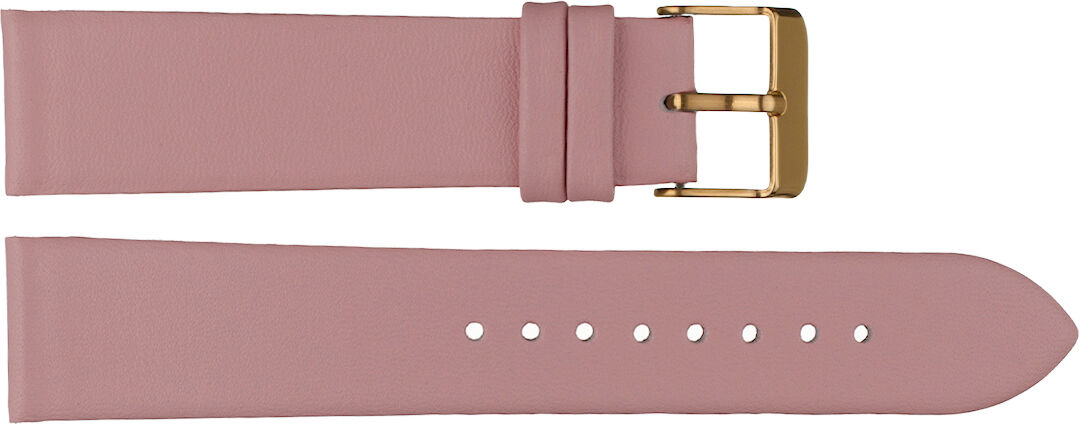 Taylor Carrie Taylor Pink Leather Strap (20mm) Gold