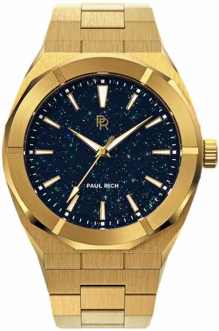 Paul Rich Star Dust - Gold Color 42mm