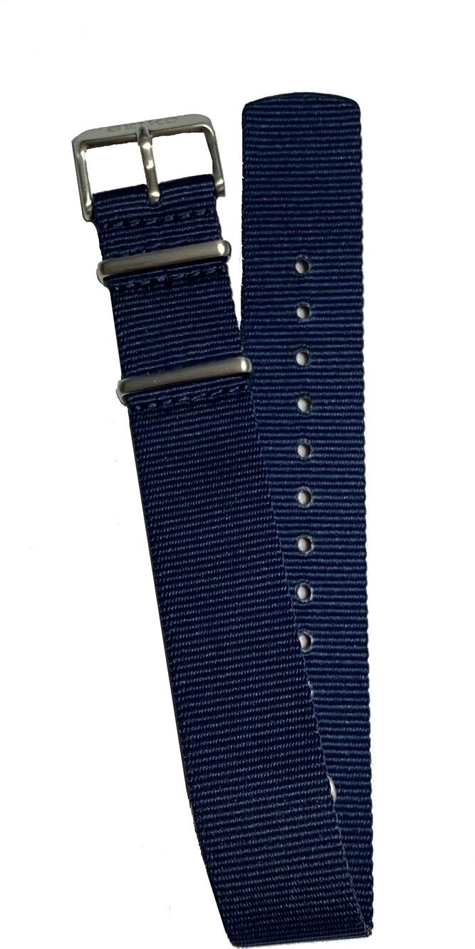 Seiko Blue Nylon Strap For Seiko 5 Sports 22mm L0FP02EJ0