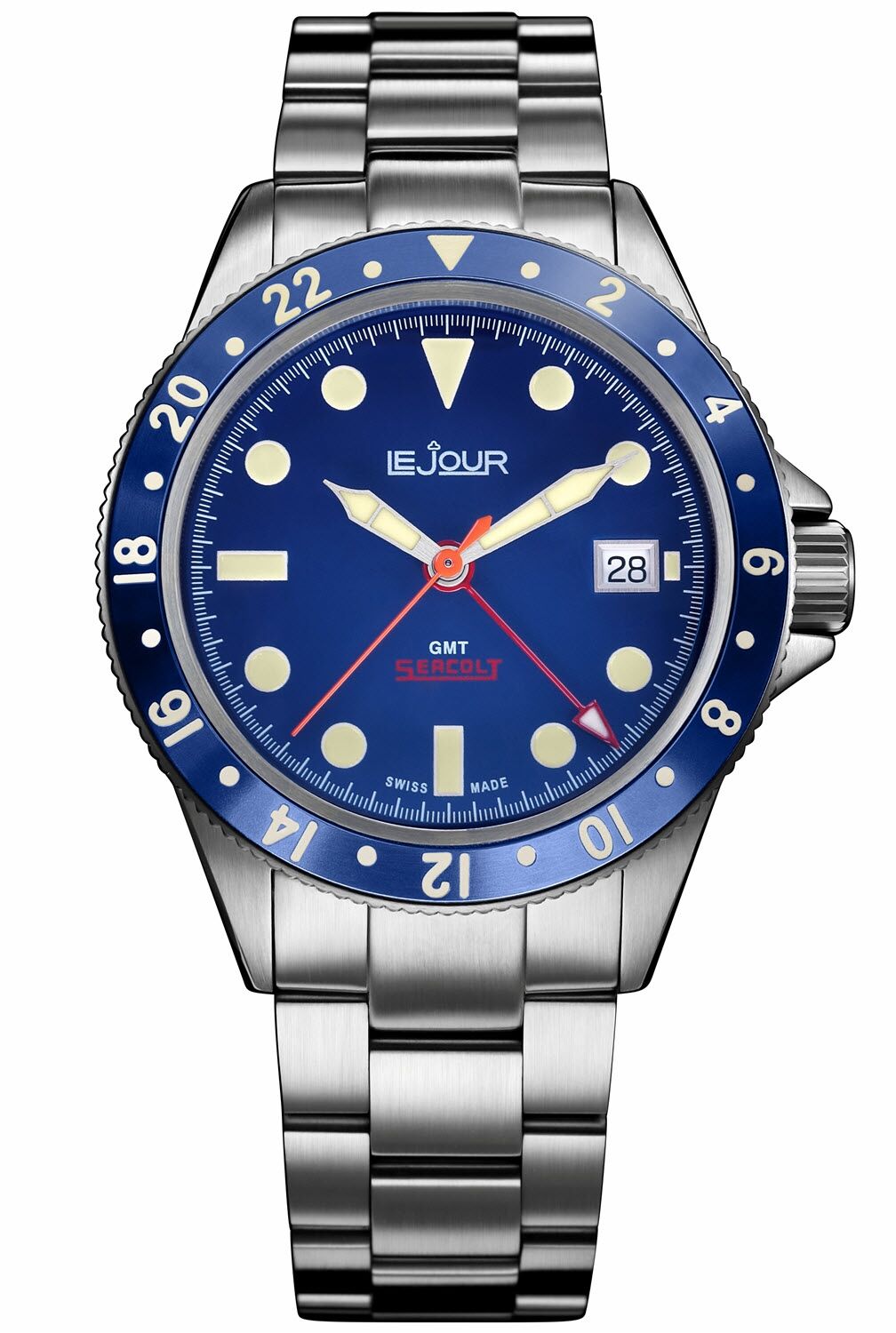 Le Jour Utforsk havets mysterium med - Le Jour Seacolt GMT 300M Automatic LJ-SC-002