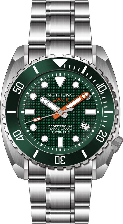 Nethuns Lava II 600M Automatic Diver LS254