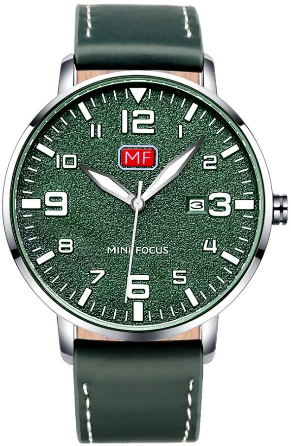 Mini Focus Classic Green Leather 0158